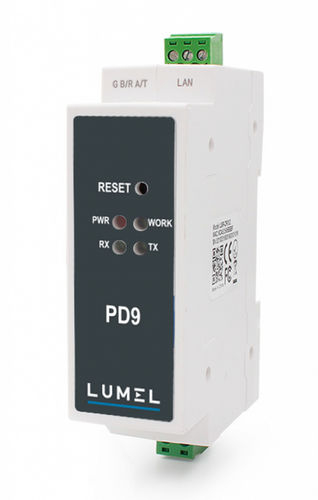 Conversor de protocolo - PD9 - LUMEL - de temperatura / Ethernet / RS-485