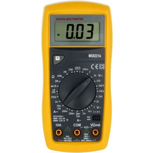 Multímetro digital - MS8221A - LUMEL - de bolso / 1000 V / CAT III