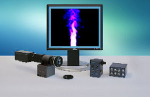 Sistema de visualização de escoamentos de fluorescência induzida por laser - Dantec Dynamics A/S - PLIF / de gás