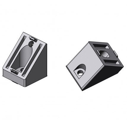 Conector de perfil de alumínio - 4410 A 44 SI 01 series - TecEnMa GmbH - moldado sob pressão