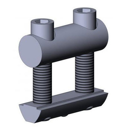 Conector com parafuso para montagem de perfis - 4608 S 080 VZ 01 series - TecEnMa GmbH