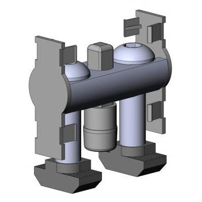 Conector com parafuso para montagem de perfis - 4610 S 10 VZ 01 series - TecEnMa GmbH