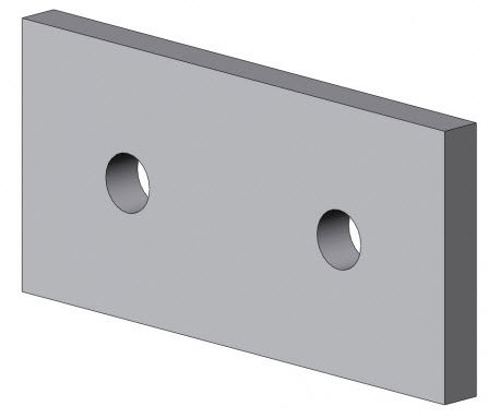 Placa de montagem para montagem de perfis - 4803 A - EL 01 series - TecEnMa GmbH