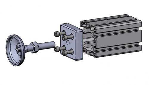 Placa de suporte em alumínio - 1220 A series - TecEnMa GmbH