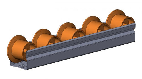 Trilho de guia linear - 6320 K 028F GE 01 - TecEnMa GmbH - em aço / de rolos