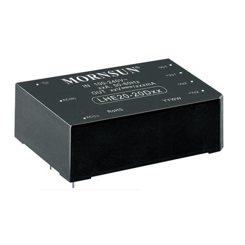 Retificador de corrente compacto - LHE20-20A - MORNSUN Guangzhou Science & Technology Co.,Ltd. - industrial