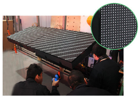 Display matriz de pontos - Flip design/Anticollision/Refresh Rate/IP65 - Yaham Optoelectronics Co., Ltd - para estádio / eletrônico / sob medida