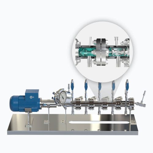Reator de fluxo contínuo - SlurryFLO&trade; - Amar Equipment Pvt. Ltd. - de processo / automático / com misturador