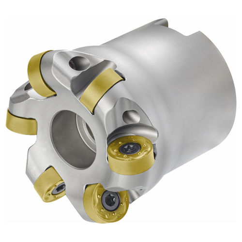 Fresa com raio - ACU-Jet Double6 Premium - LMT Tools - com pastilhas intercambiáveis / de desbaste / de cópia