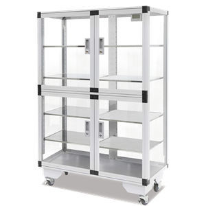 Armário de secagem com porta transparente - ESDA series - Totech - com rodízios