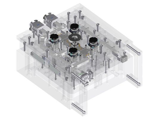 Conjunto de placas hot-half com múltiplas cavidades - Polimold Industrial S/A - para embalagens / para a indústria automotiva