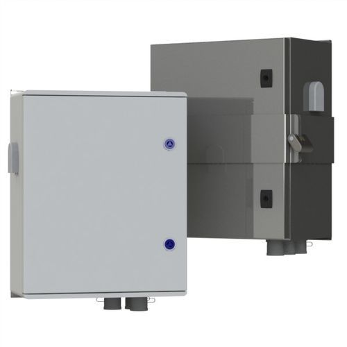 Painel elétrico para ambiente externo - e007 QE - SIAP+MICROS - com fecho / trava / IP66 / com 1 porta