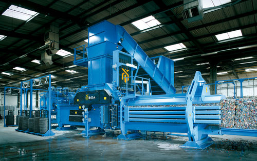 Prensa enfardadeira para resíduos - D225 series - BOA RECYCLING EQUIPMENT BV - para têxteis / para madeira / horizontal