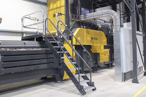 Prensa enfardadeira para resíduos - D130, D100 series - BOA RECYCLING EQUIPMENT BV - horizontal / de canal / automática