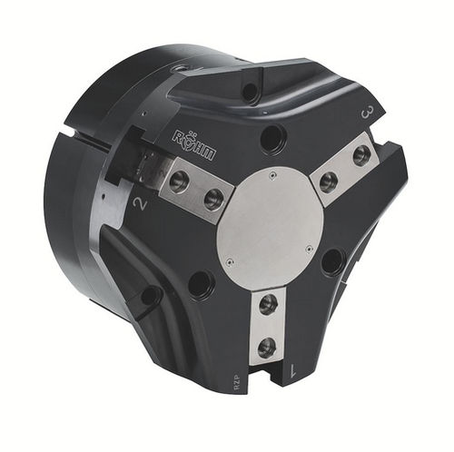 Garra de preensão pneumática - RZP-300 - RÖHM GmbH - angular / de 3 dedos / para robô industrial