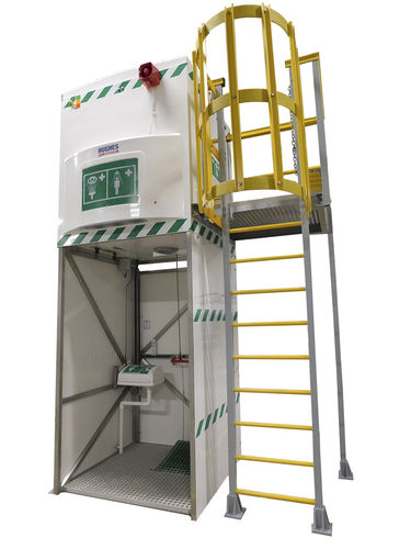 Plataforma de segurança - GRP-LADDER - Hughes Safety Showers