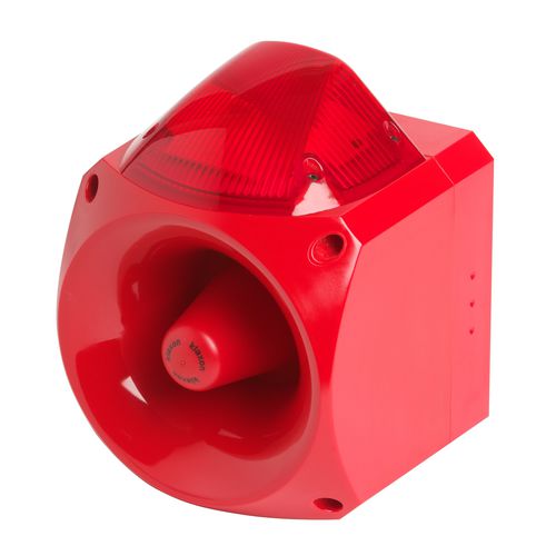 Sinalizador sonoro para alarme com luz LED - Alarms - Hughes Safety Showers - com luz de sinalização