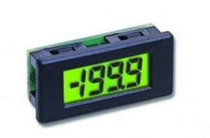 Voltímetro LCD - DPM 1AS-BL - Lascar Electronics - estacionário / CC / ultraminiatura