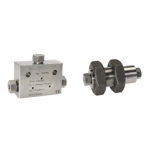 Conexão hidráulica - 152 series  - Maximator GmbH - de roscar / em aço inoxidável / antivibrações