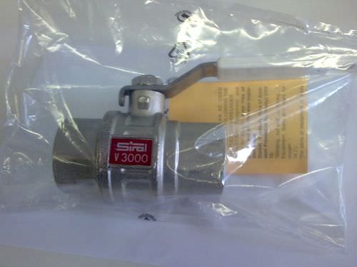 Válvula de esfera - V 3000 series - SIRAL - manual / de controle / para oxigênio