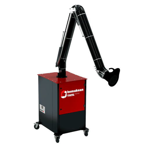 Exaustor de fumaça móvel - TOFILmono - Bomaksan Industrial Air Filtration Systems - de soldagem / de retificação / de cartucho