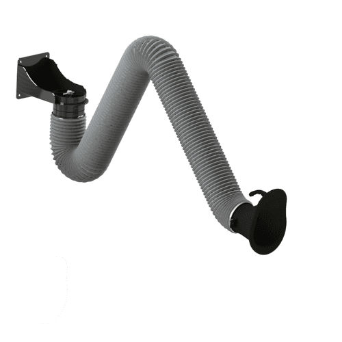 Braço extrator fixo - AKROBAT PRO - Bomaksan Industrial Air Filtration Systems - flexível / de pó / de sucção