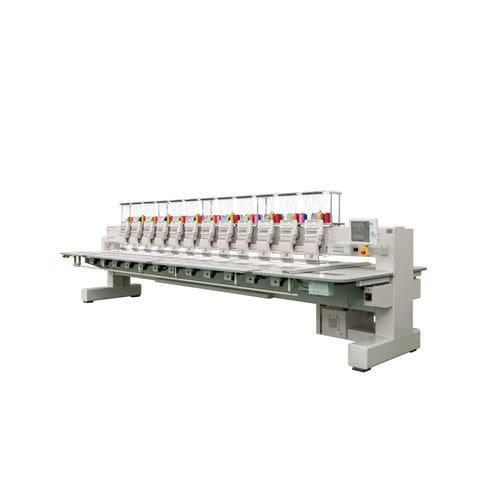 Máquina de bordar plana - TMCR-VF+i-TM - Tajima - com múltiplas cabeças / com 12 agulhas / com 9 agulhas