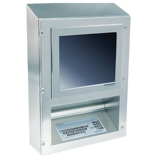 Terminal com tela sensível ao toque - Wall Station - Strongarm Designs - com teclado / de parede / 1920 x 1080