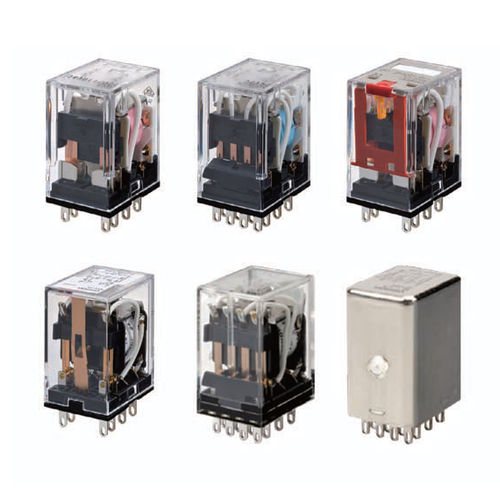 Relé eletromecânico CC - MY series - OMRON - CA / miniatura / plug-in