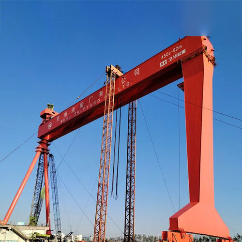 Guindaste de pórtico móvel - Henan Weihua Heavy Machinery Co., Ltd - para a construção naval / para cargas pesadas / univiga