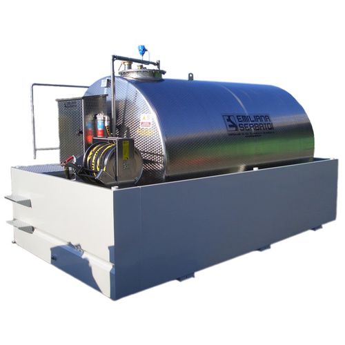 Tanque para combustível de avião - Avio - Emiliana Serbatoi - em aço inoxidável / em aço-carbono / cilíndrico