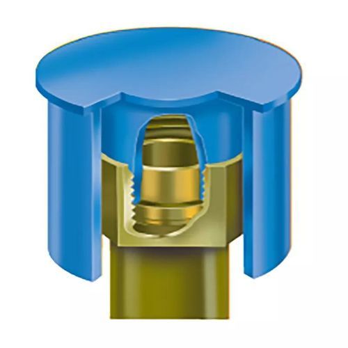 Tampa (cap) redonda - SR1078 - Essentra Components - em polietileno de baixa densidade (PEBD)