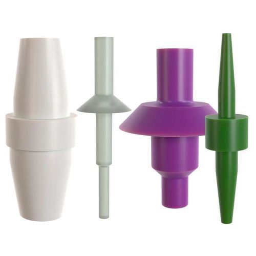 Tampão redondo - SR1065 - Essentra Components - com rosca / em silicone / para montagem