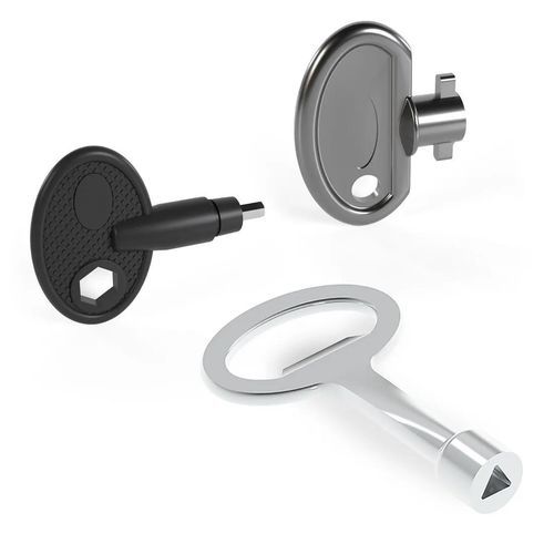 Fecho com chave - SR5501 - Essentra Components - em zinco / em liga de zinco / cromado