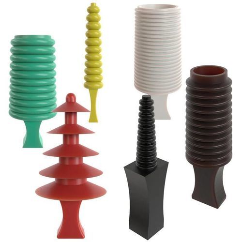 Tampão cônico - SR5748 - Essentra Components - sem rosca / em PVC / em EPDM