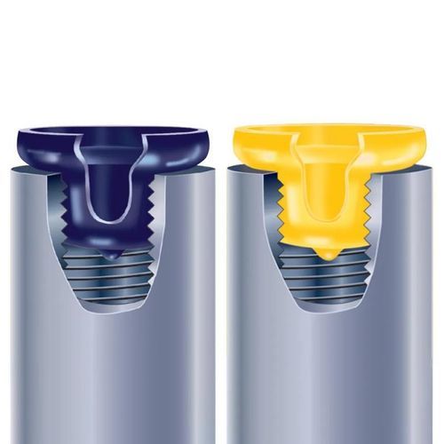 Tampa (cap) com rosca - SR1070 - Essentra Components - redonda / em PVC / em policloreto de vinila