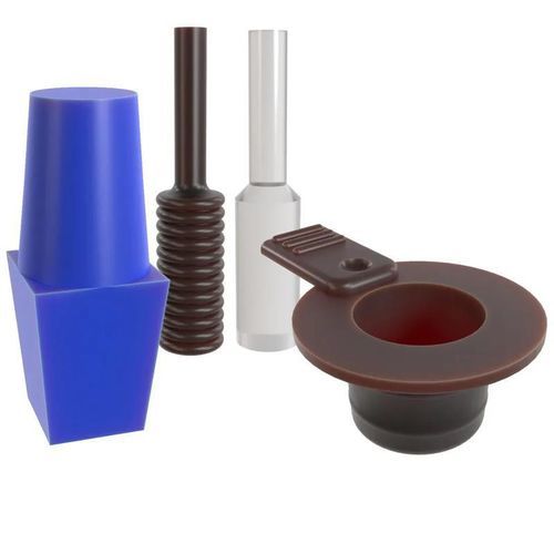 Tampão com rosca - 10377741 - Essentra Components - sem rosca / em EPDM / em elastômero