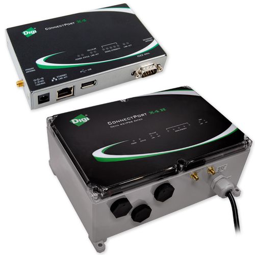 Gateway de comunicação - ConnectPort® X4 Family - Digi International - WAN / Ethernet / celular