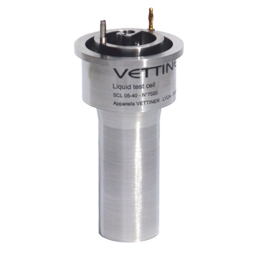 Câmara de ensaio para líquido dielétrico - SCL IEC 247 F1 P - Vettiner - de resistividade volúmica / para equipamento elétrico / para controle da qualidade