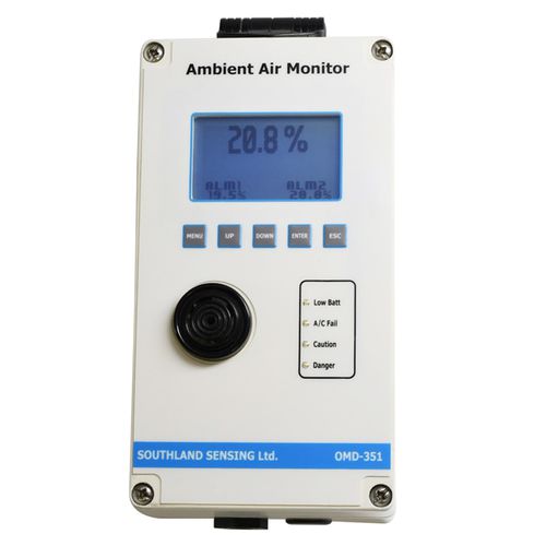 Detector de oxigênio - OMD-351-O2-CO2 - Southland Sensing Ltd. - de dióxido de carbono / eletroquímico / de infravermelho