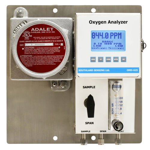 Analisador de oxigênio - OMD-625 - Southland Sensing Ltd. - de gás natural / de processo / para ambientes perigosos