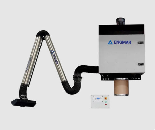 Exaustor de fumaça de parede - UNIWELD F2 - Engmar - de soldagem / com filtro de limpeza automática / com múltiplos braços de aspiração