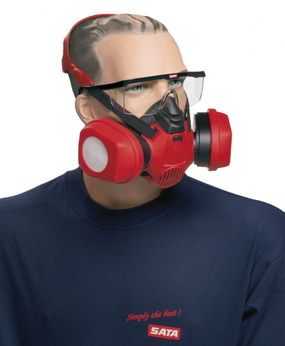 Máscara de proteção semifacial - SATA GmbH & Co. KG - de cartucho / leve