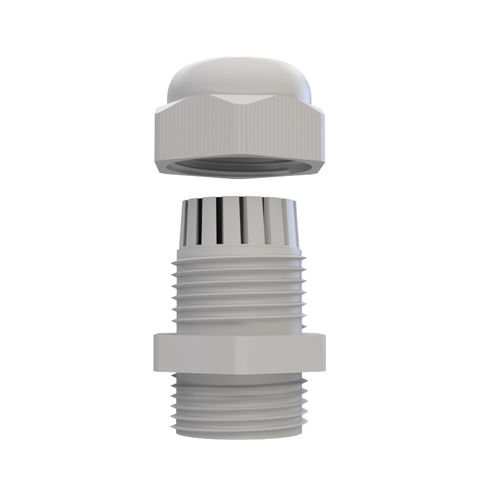 Prensa-cabo em nylon - PC series - B.M.P - IP68 / reto / com rosca