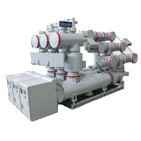 Conjunto de manobra e controle trifásico - ZF28-420 - Sieyuan Electric Co., Ltd - isolado com gás SF6 / para disjuntor