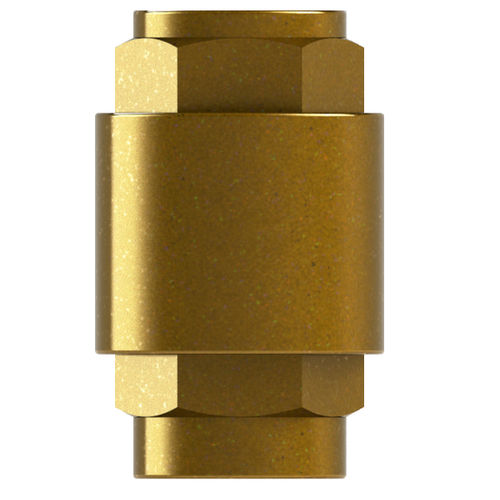 Válvula de retenção para água - U600 series - Valve Check, Inc - para gás / fêmea-fêmea / de baixa pressão