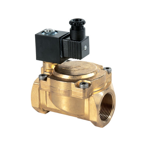 Válvula solenoide de ação indireta - 86  - Brandoni - de 2 vias / NF / para água