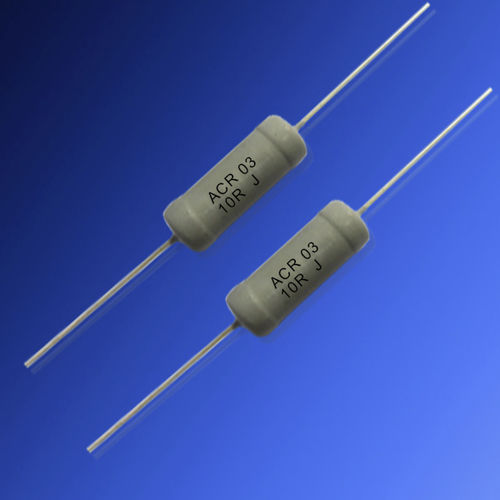 Resistor de fio bobinado - ACR series  - shenzhen kawaxin electronics co.,ltd - de potência / por alto impulso / axial