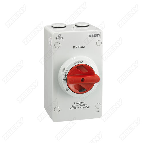 Seccionador manual - BYT-32 - Zhejiang Benyi Electrical Co.,ltd. - 4 polos / 2 polos / CC