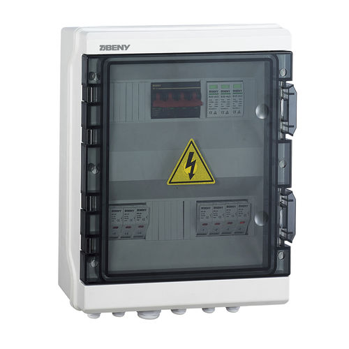 Caixa de combinador para sistema fotovoltaico - BHS-4/1 - Zhejiang Benyi Electrical Co.,ltd. - de parede / retangular / em policarbonato